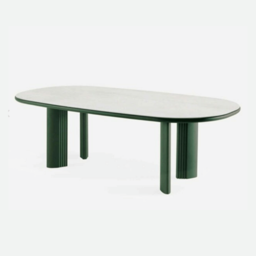 scala rectangular table green scala rectangular table green